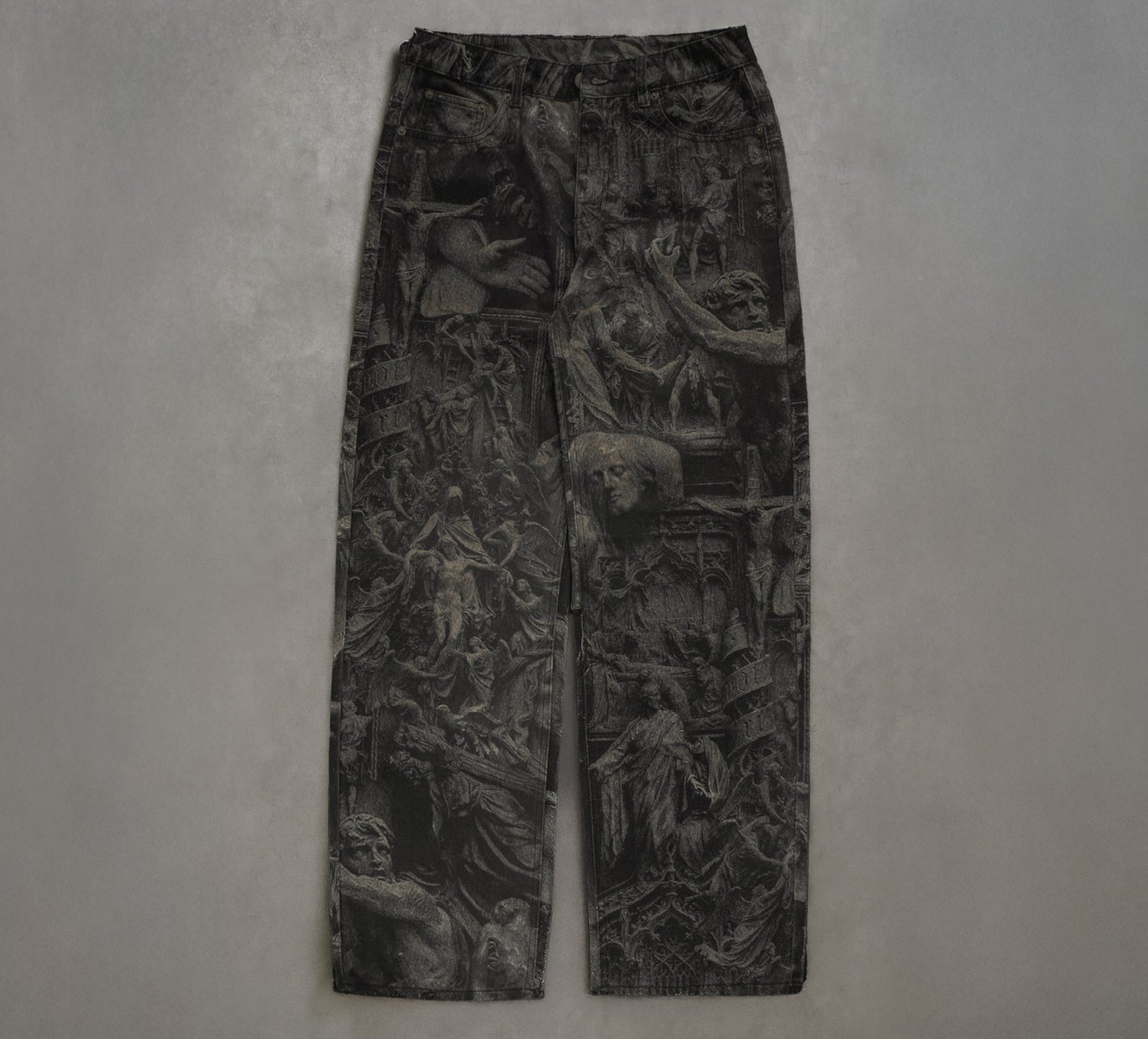 "BEHOLD THE MAN" II Jeans (Black)