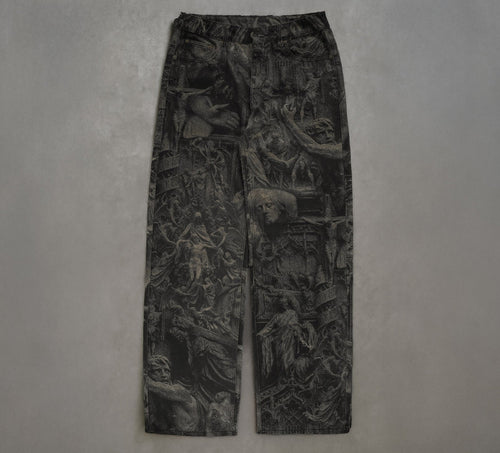 "BEHOLD THE MAN" II Jeans (Black)
