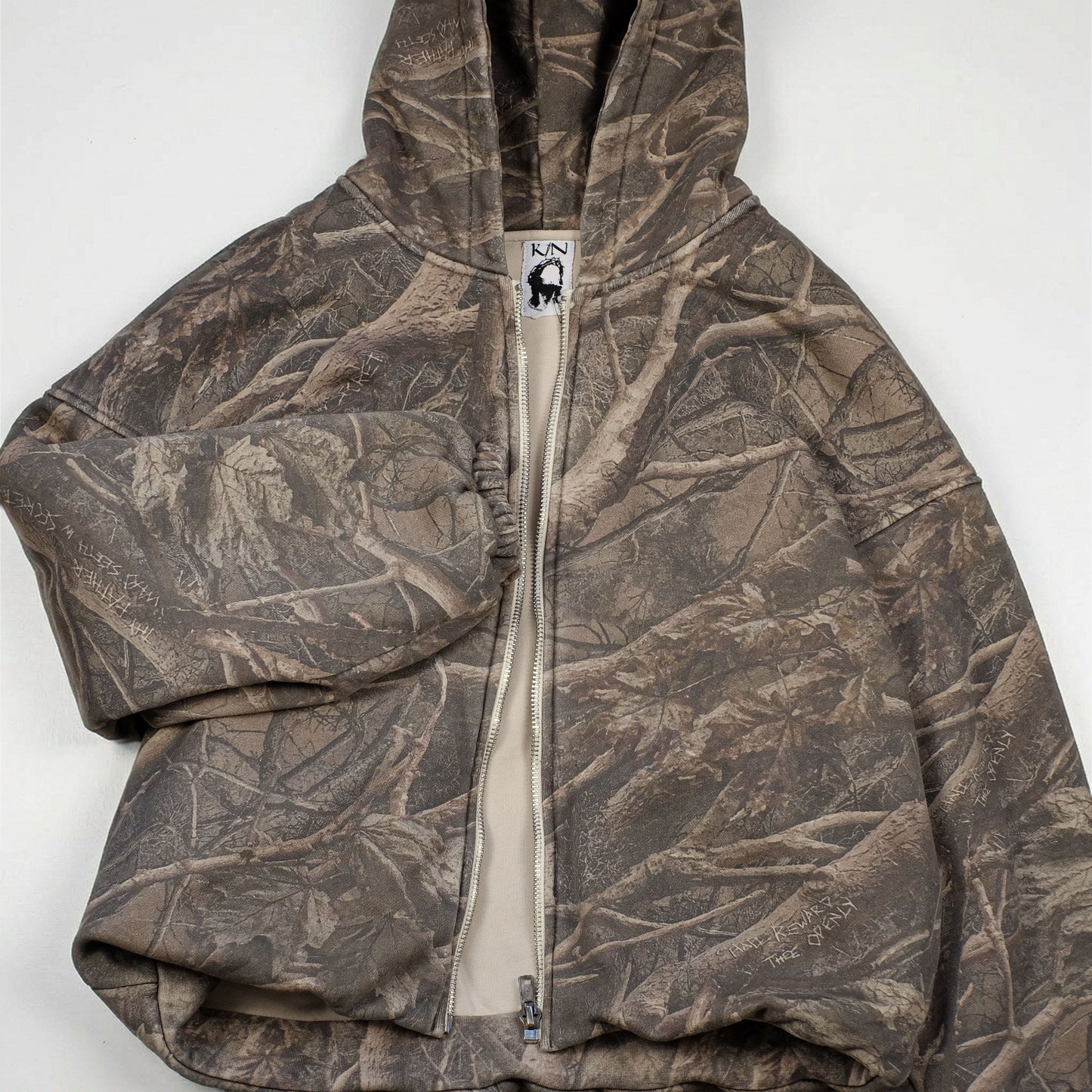 "SECRET CAMO" Heavy-weight zip [pre-order]