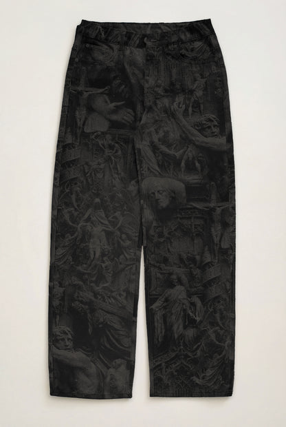 "BEHOLD THE MAN" II Jeans (Black)