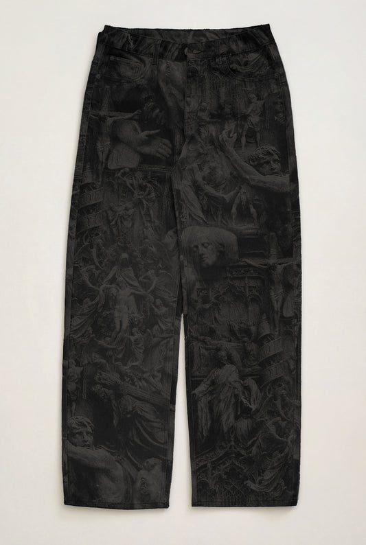 "BEHOLD THE MAN" II Jeans (Black)