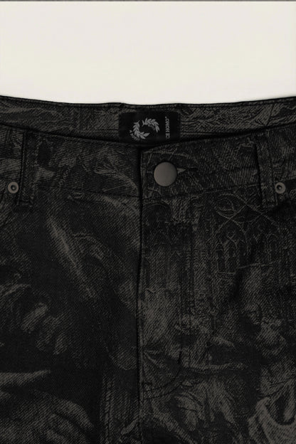 "BEHOLD THE MAN" II Jeans (Black)