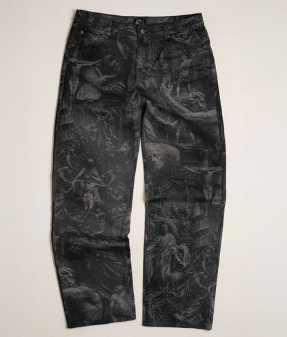 "BEHOLD THE MAN" II Jeans (Black)
