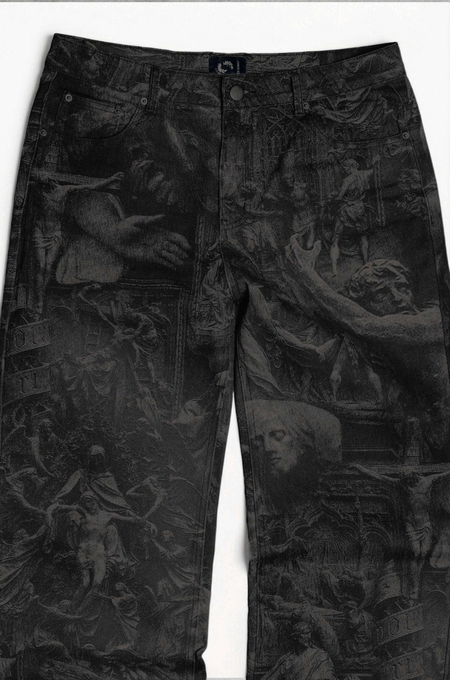 "BEHOLD THE MAN" II Jeans (Black)