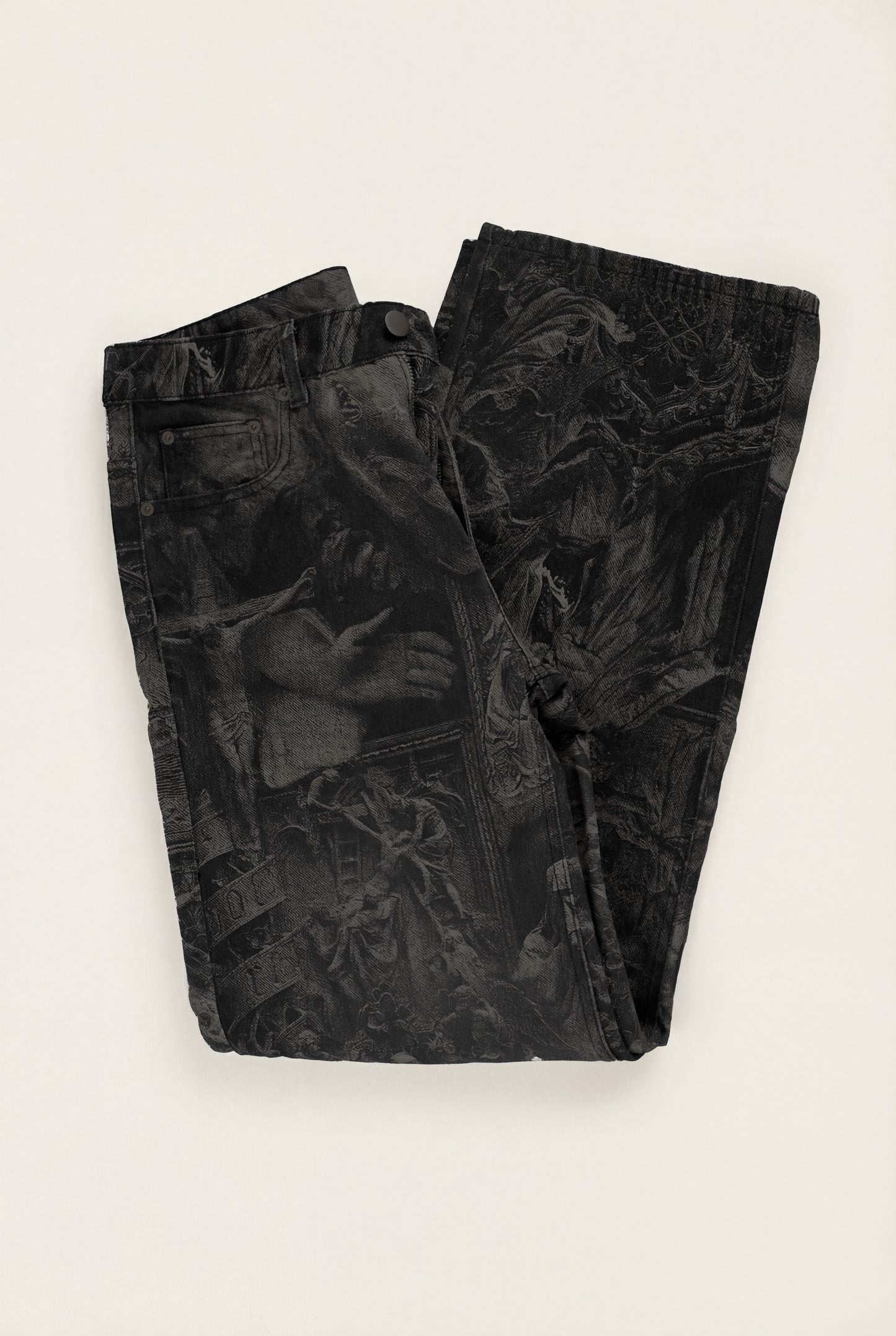 "BEHOLD THE MAN" II Jeans (Black)