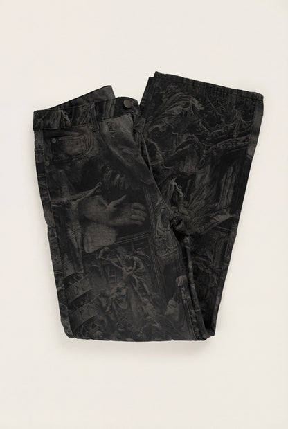 "BEHOLD THE MAN" II Jeans (Black)