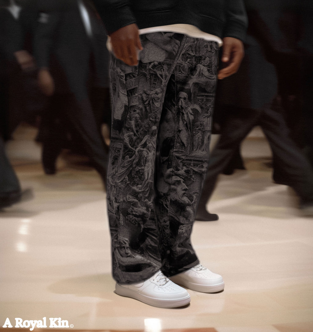 "BEHOLD THE MAN" II Jeans (Black)