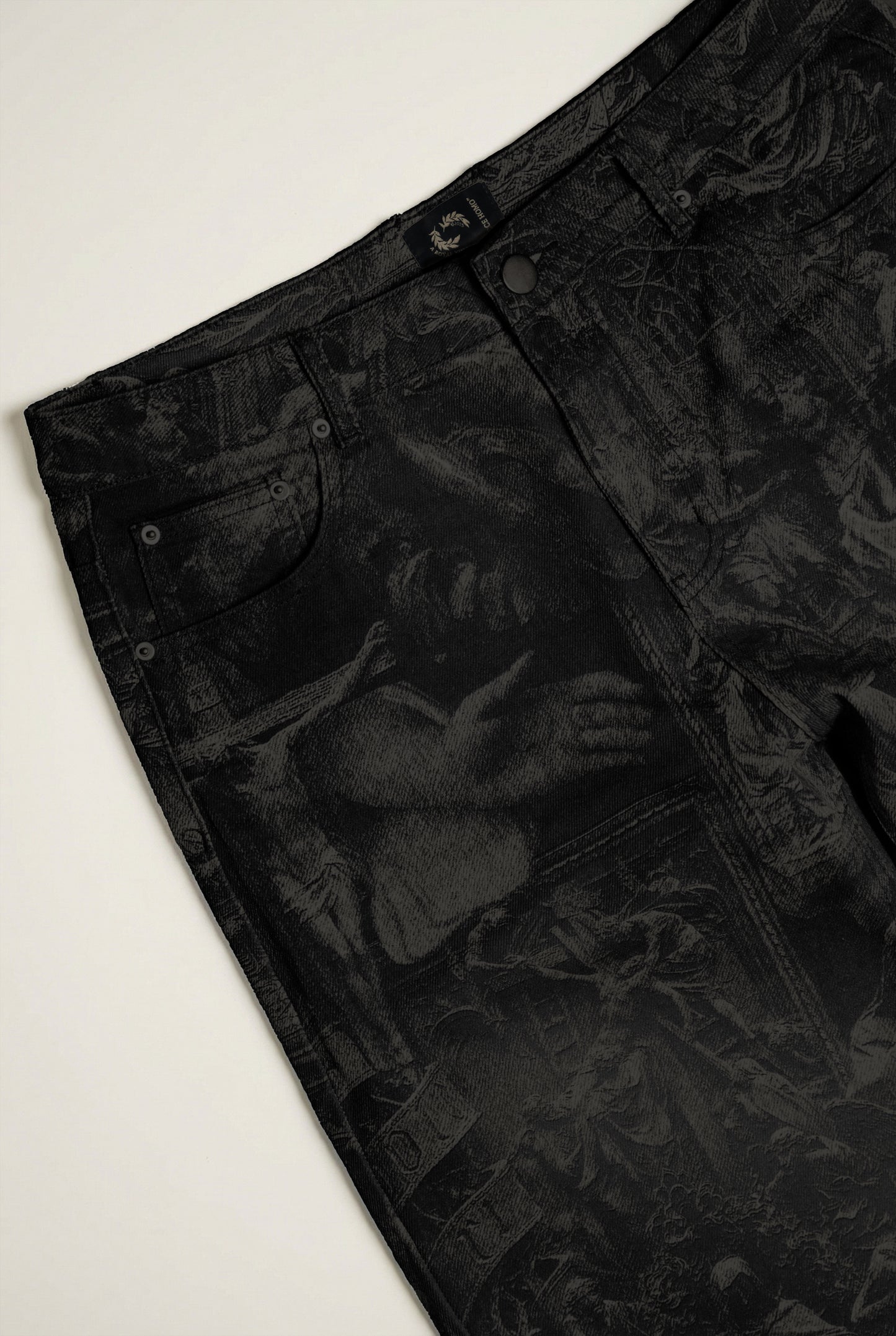 "BEHOLD THE MAN" II Jeans (Black)