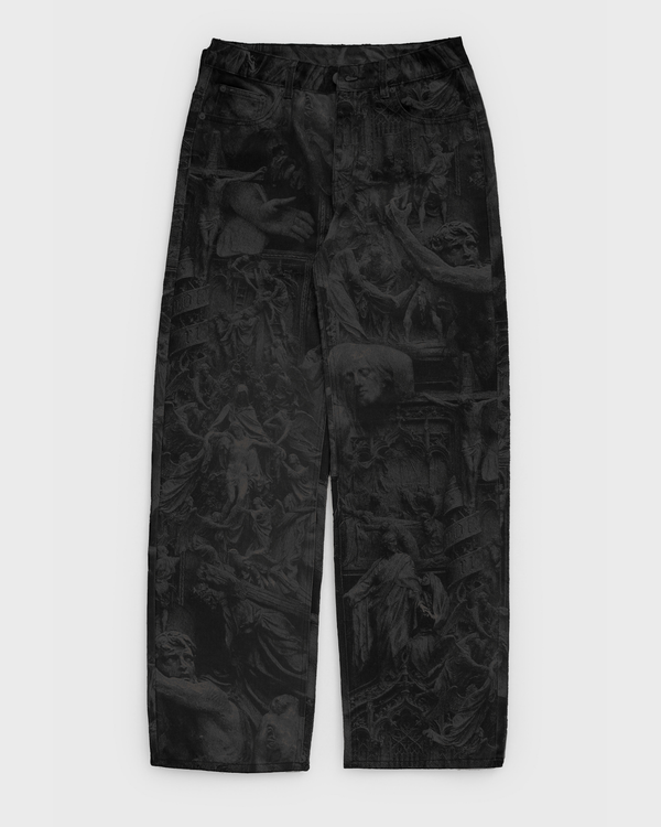 "BEHOLD THE MAN" II Jeans (Black)