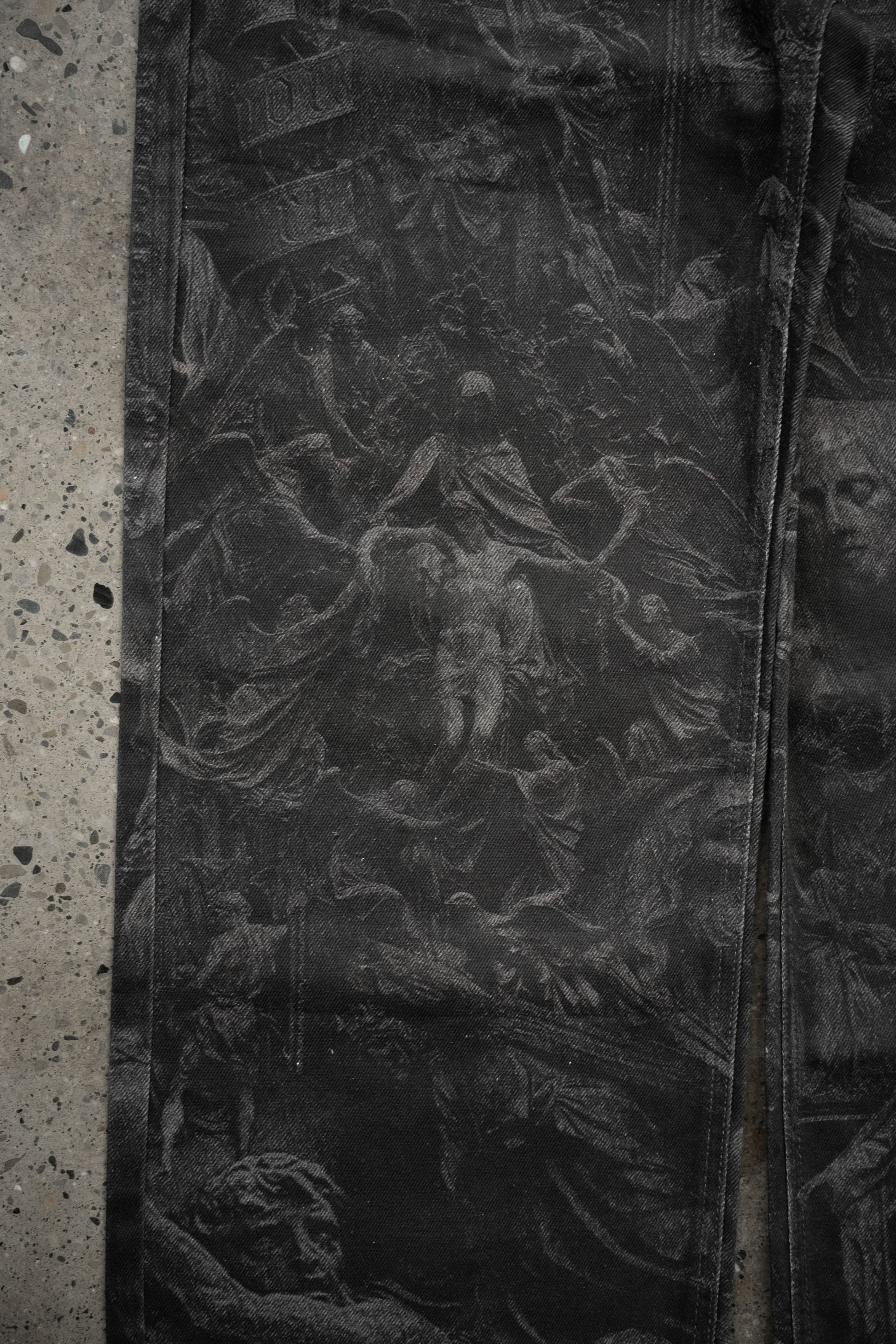"BEHOLD THE MAN" II Jeans (Black)