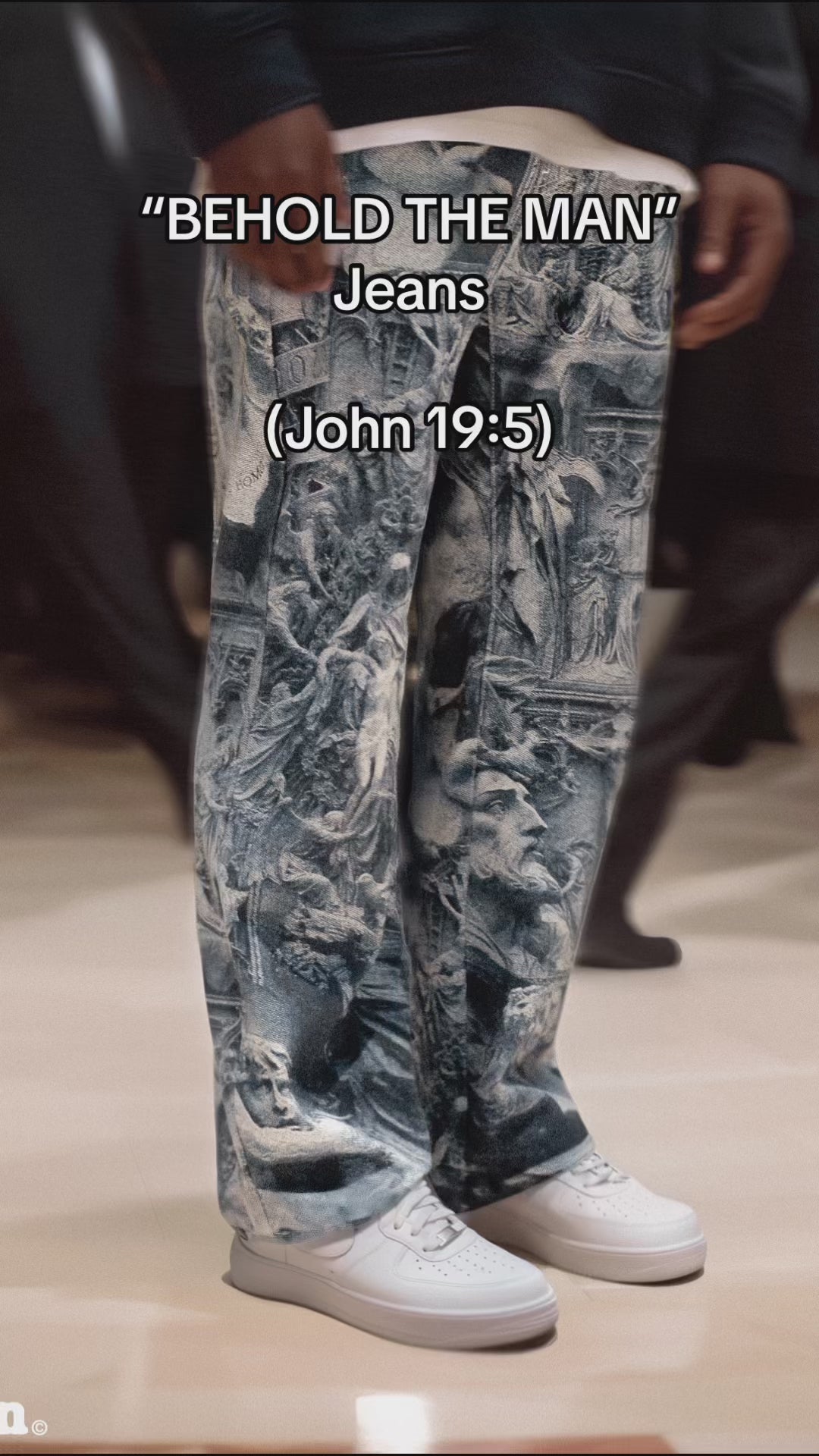 "BEHOLD THE MAN" II Jeans