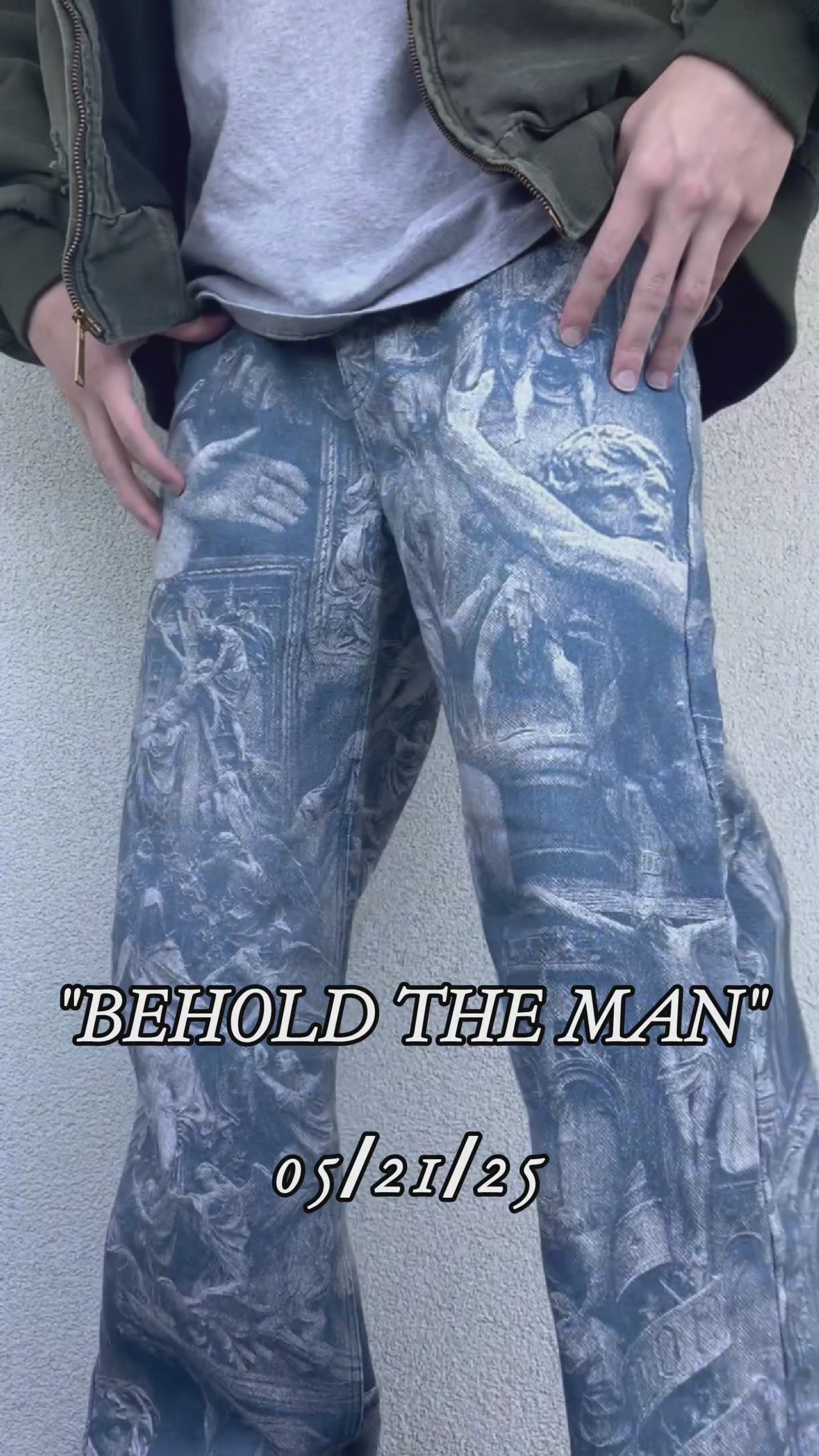 "BEHOLD THE MAN" II Jeans