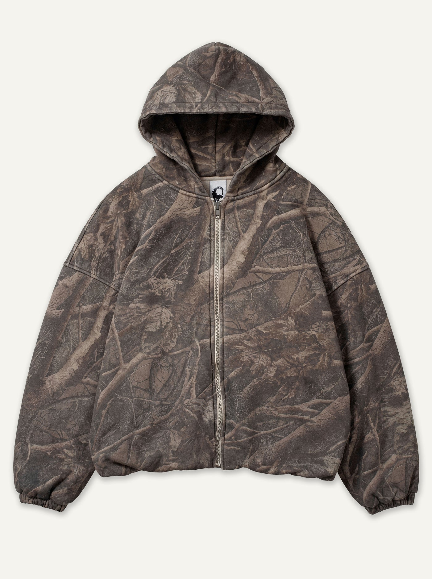 "SECRET CAMO" Heavy-weight zip
