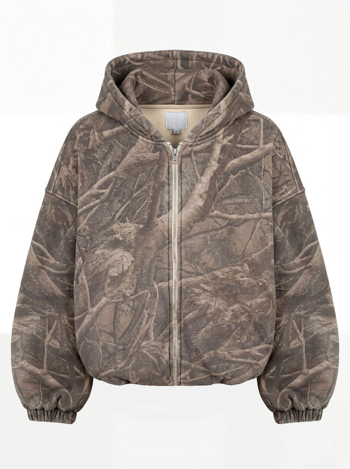 "SECRET CAMO" Heavy-weight zip [pre-order]